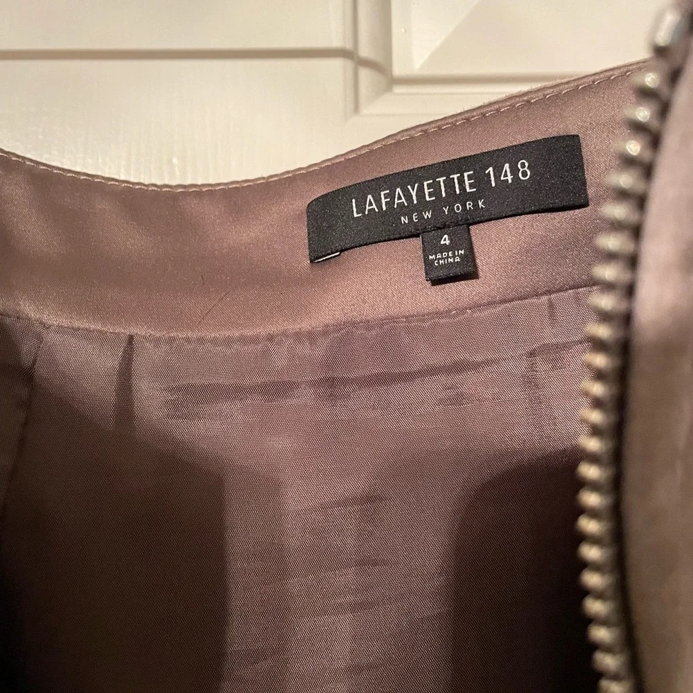 Lafayette 148 suede skirt - Picture 3 of 7